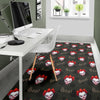 Scary Clown Print Pattern Floor Mat-grizzshop