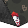 Scary Clown Print Pattern Floor Mat-grizzshop