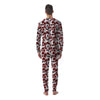 Scary Red Eyes Print Pattern Men's Pajamas-grizzshop