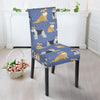 Schnauzer Dog Print Pattern Chair Cover-grizzshop