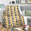 Schnauzer Dog Puppy Pattern Print Blanket-grizzshop