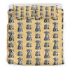 Schnauzer Dog Puppy Pattern Print Duvet Cover Bedding Set-grizzshop