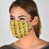 Schnauzer Dog Puppy Pattern Print Face Mask-grizzshop