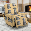 Schnauzer Dog Puppy Pattern Print Recliner Cover-grizzshop