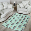 Schnauzer Dog Puppy Print Pattern Floor Mat-grizzshop