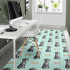 Schnauzer Dog Puppy Print Pattern Floor Mat-grizzshop