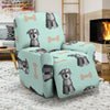 Schnauzer Dog Puppy Print Pattern Recliner Cover-grizzshop