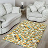 School Bus Pattern Print Floor Mat-grizzshop