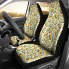 School Bus Pattern Print Universal Fit Car Seat Cover-grizzshop