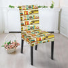 School Bus Print Pattern Chair Cover-grizzshop