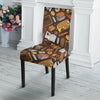 School Bus Teacher Pattern Print Chair Cover-grizzshop