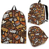 School Bus Teacher Pattern Print Premium Backpack-grizzshop