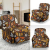 School Bus Teacher Pattern Print Recliner Cover-grizzshop