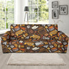 School Bus Teacher Pattern Print Sofa Covers-grizzshop