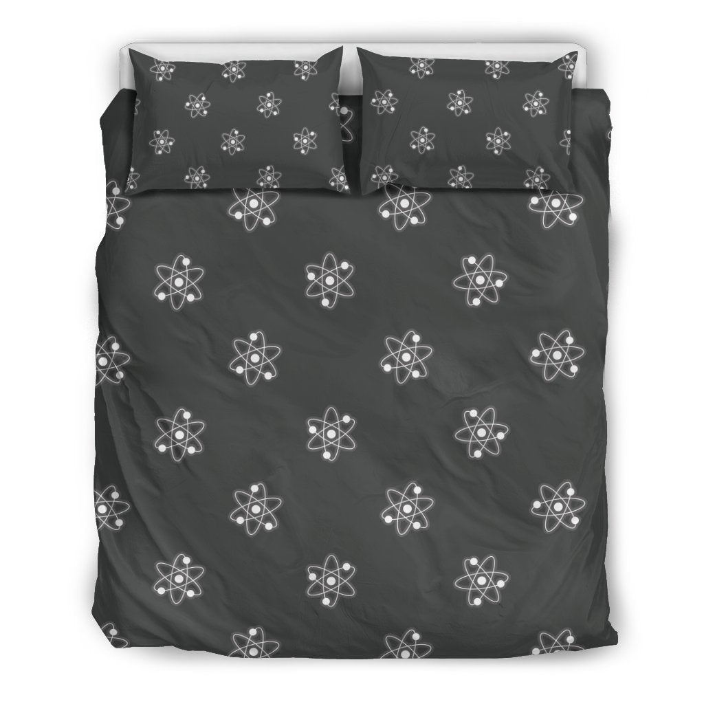 Science Atom Pattern Print Duvet Cover Bedding Set-grizzshop