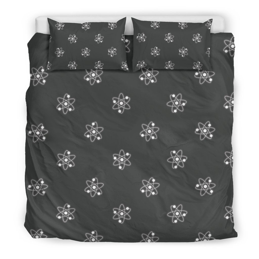 Science Atom Pattern Print Duvet Cover Bedding Set-grizzshop