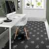 Science Atom Pattern Print Floor Mat-grizzshop