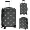 Science Atom Pattern Print Luggage Cover Protector-grizzshop