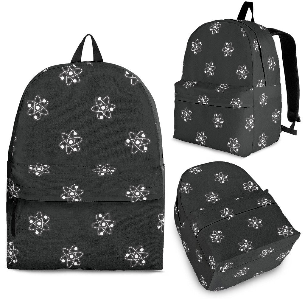 Science Atom Pattern Print Premium Backpack-grizzshop