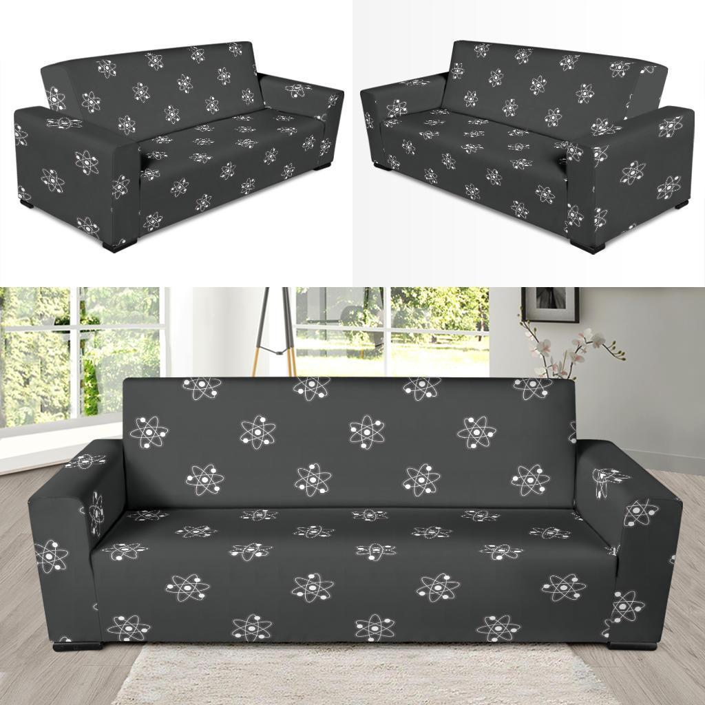 Science Atom Pattern Print Sofa Covers-grizzshop