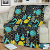 Science Chemistry Pattern Print Blanket-grizzshop