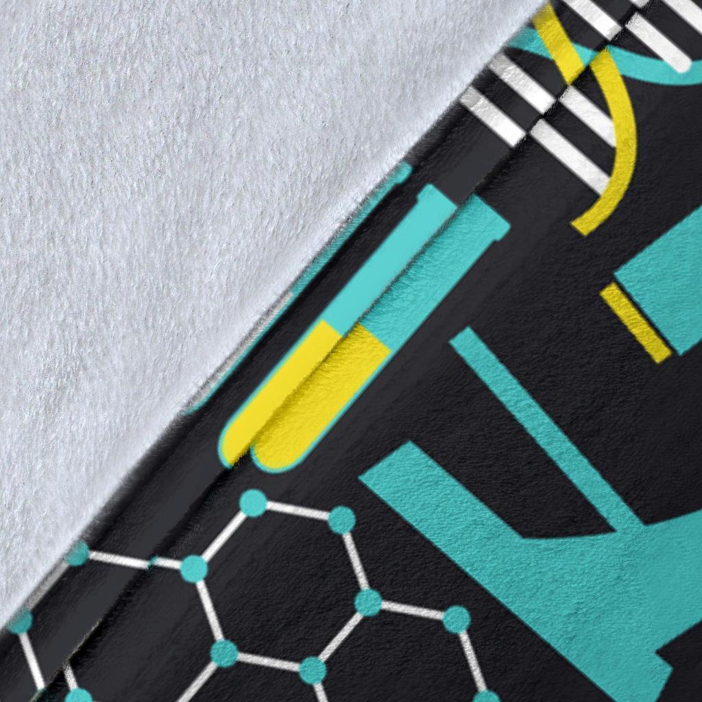 Science Chemistry Pattern Print Blanket-grizzshop