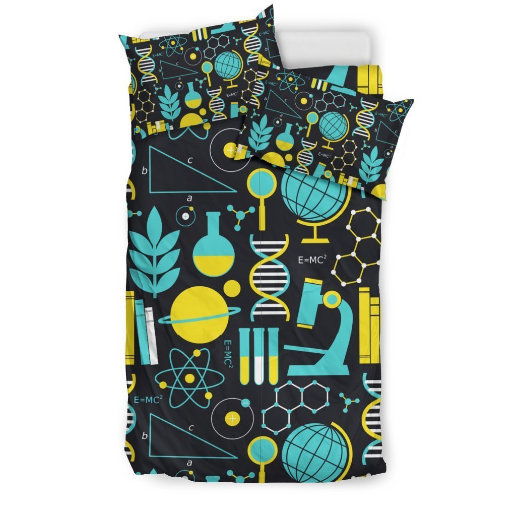 Science Chemistry Pattern Print Duvet Cover Bedding Set-grizzshop