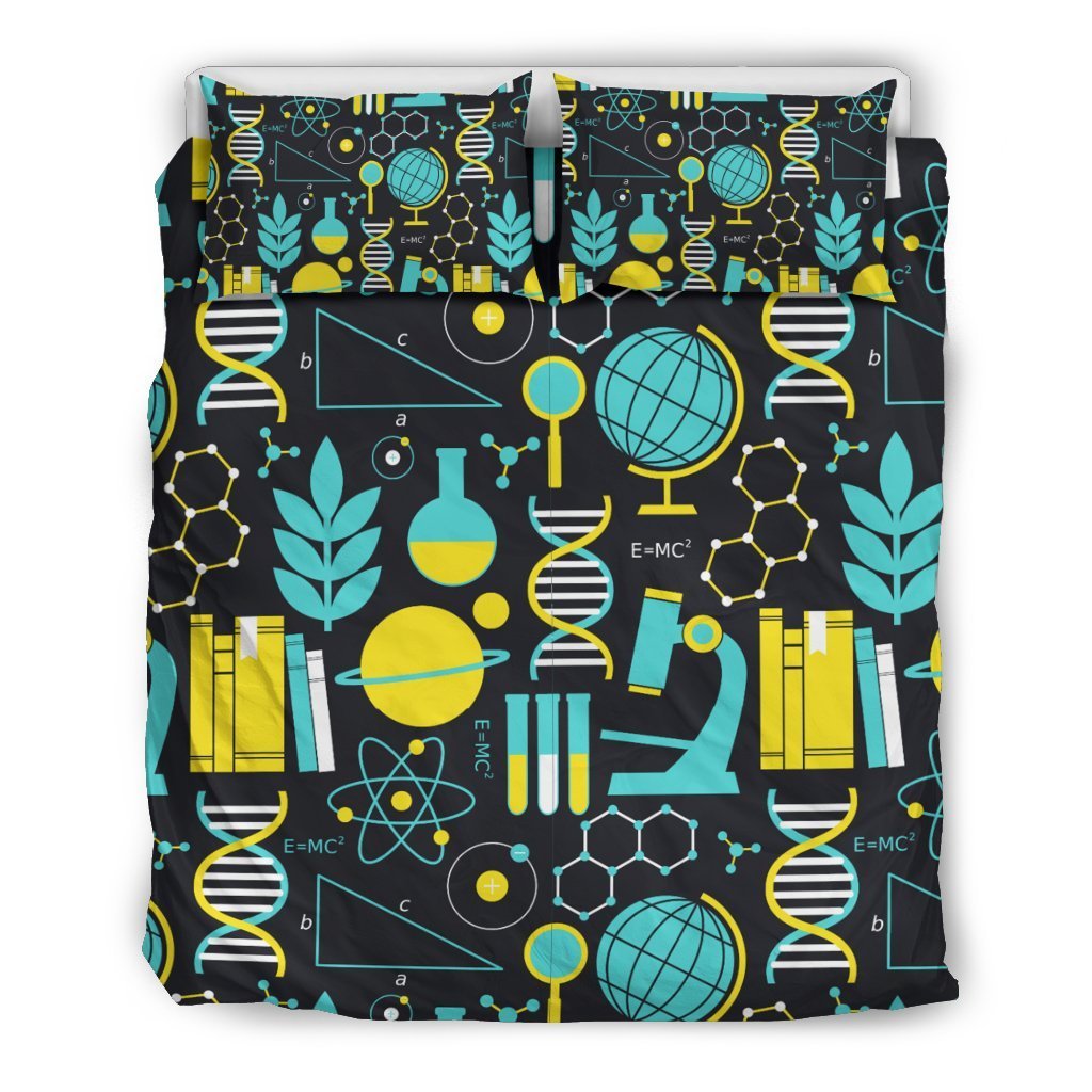 Science Chemistry Pattern Print Duvet Cover Bedding Set-grizzshop