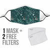 Science Chemistry Pattern Print Face Mask-grizzshop