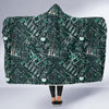 Science Chemistry Pattern Print Hooded Blanket-grizzshop