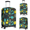 Science Chemistry Pattern Print Luggage Cover Protector-grizzshop