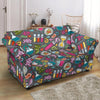 Science Chemistry Print Pattern Loveseat Cover-grizzshop