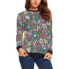 Science Chemistry Print Pattern Women Crewneck Sweatshirt-grizzshop