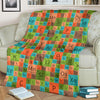 Science Periodic Table Pattern Print Blanket-grizzshop