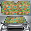 Science Periodic Table Pattern Print Car Sun Shade-grizzshop