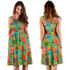 Science Periodic Table Pattern Print Dress-grizzshop