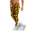 Scissors Paper Rock Emoji Print Pattern Men's Leggings-grizzshop