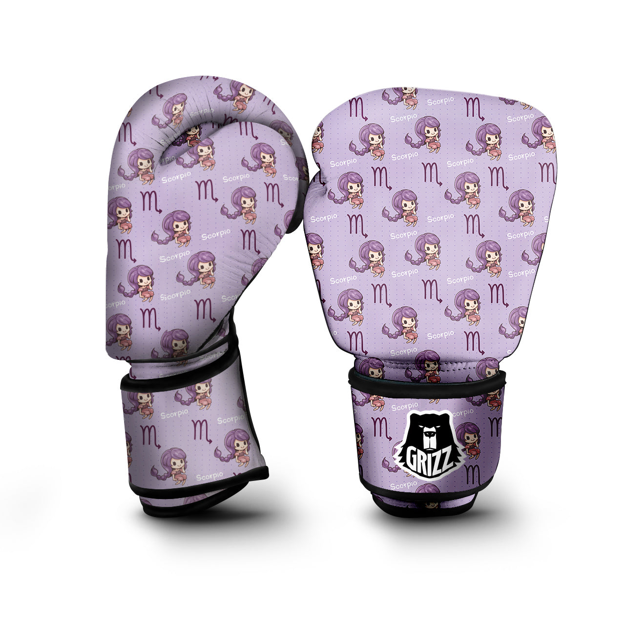 Scorpio Cute Cartoon Print Pattern Boxing Gloves-grizzshop