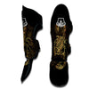 Scorpio Gold Print Muay Thai Shin Guards-grizzshop