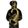 Scorpio Sign Black And Gold Print Men's Hoodie-grizzshop