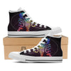 Scorpio Sign Colorful Print White High Top Shoes-grizzshop