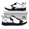 Scorpio Sign White And Black Print Black Sneaker-grizzshop