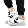 Scorpio Sign White And Black Print White Athletic Shoes-grizzshop