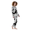 Scorpio Sign White And Black Print Women's Pajamas-grizzshop