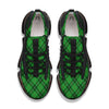 Scottish Plaid Saint Patrick's Day Print Pattern Black Gym Shoes-grizzshop