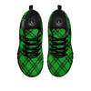 Scottish Plaid Saint Patrick's Day Print Pattern Black Sneaker-grizzshop