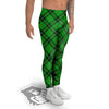 Scottish Plaid Saint Patrick's Day Print Pattern Men's Leggings-grizzshop