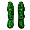 Scottish Plaid Saint Patrick's Day Print Pattern Muay Thai Shin Guards-grizzshop