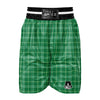 Scottish Plaid St. Patrick's Day Print Pattern Boxing Shorts-grizzshop