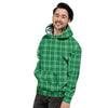 Scottish Plaid St. Patrick's Day Print Pattern Men's Hoodie-grizzshop